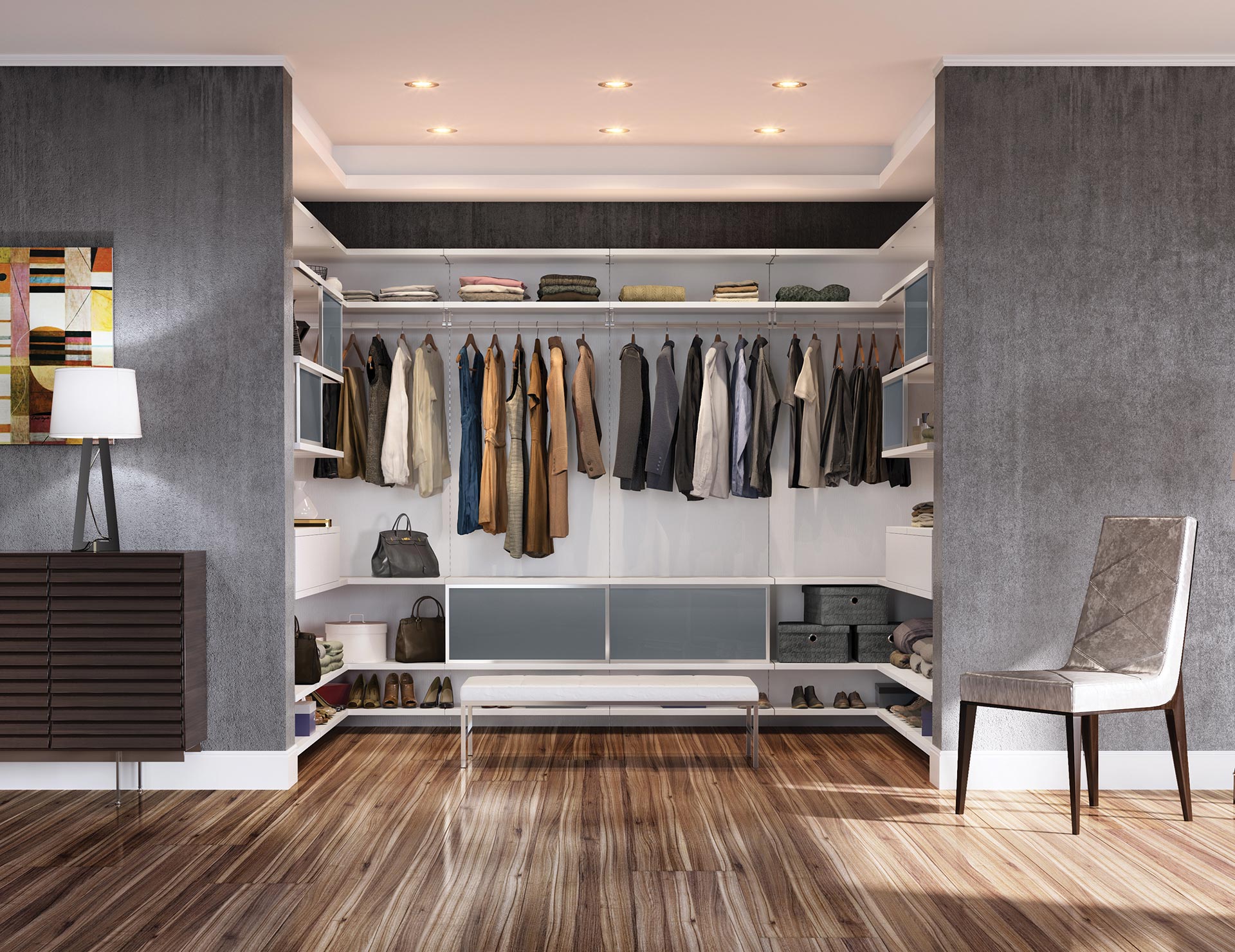 Garde-Robes Walk-in sur mesure - California Closets